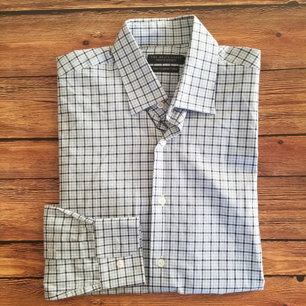 Men's Dress Button-Up Shirt - Size M